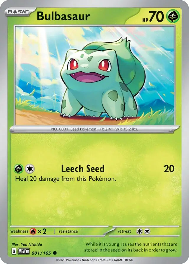 001 - Bulbasaur - MEW