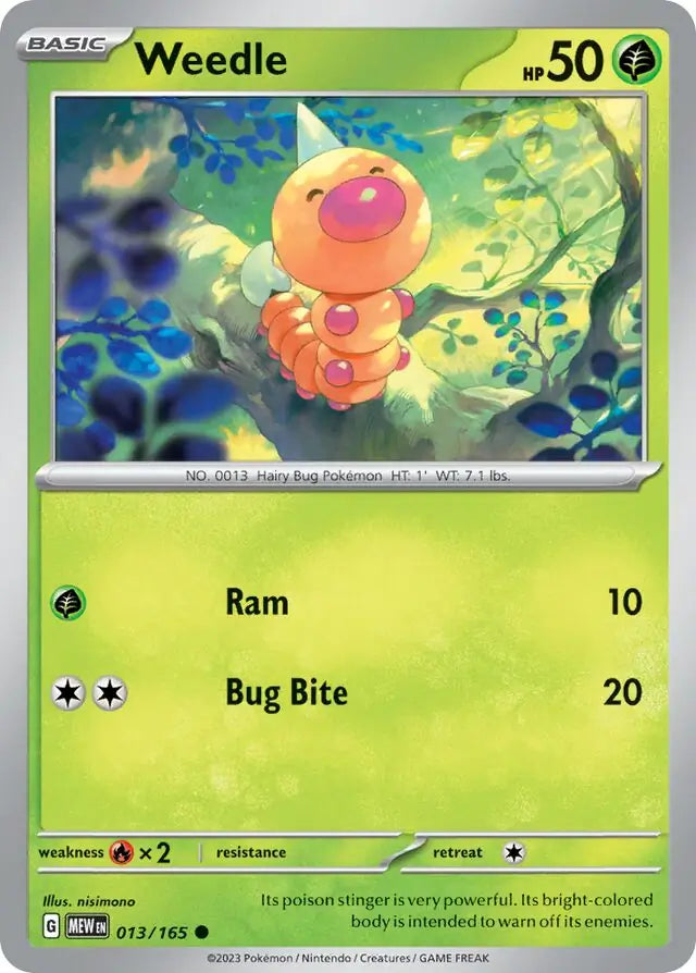 013 - Weedle - MEW