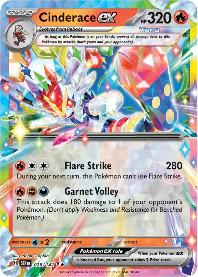 028 - Cinderace EX - SCR