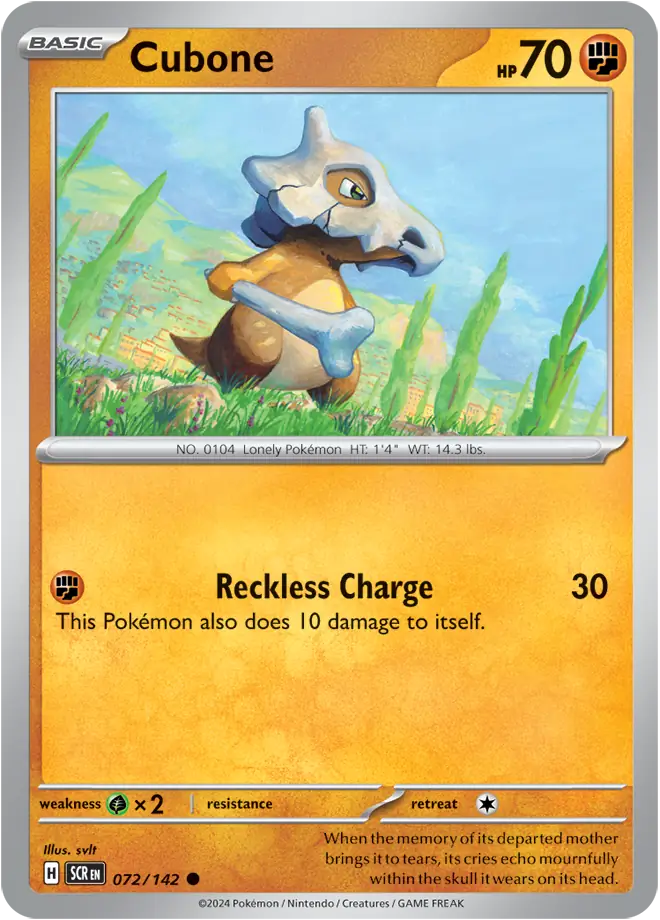 072 - Cubone - SCR