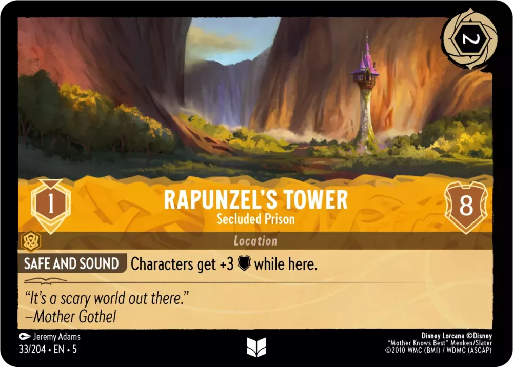 033 - Rapunzel's Tower - Secluded Prison - Shimmering Skies