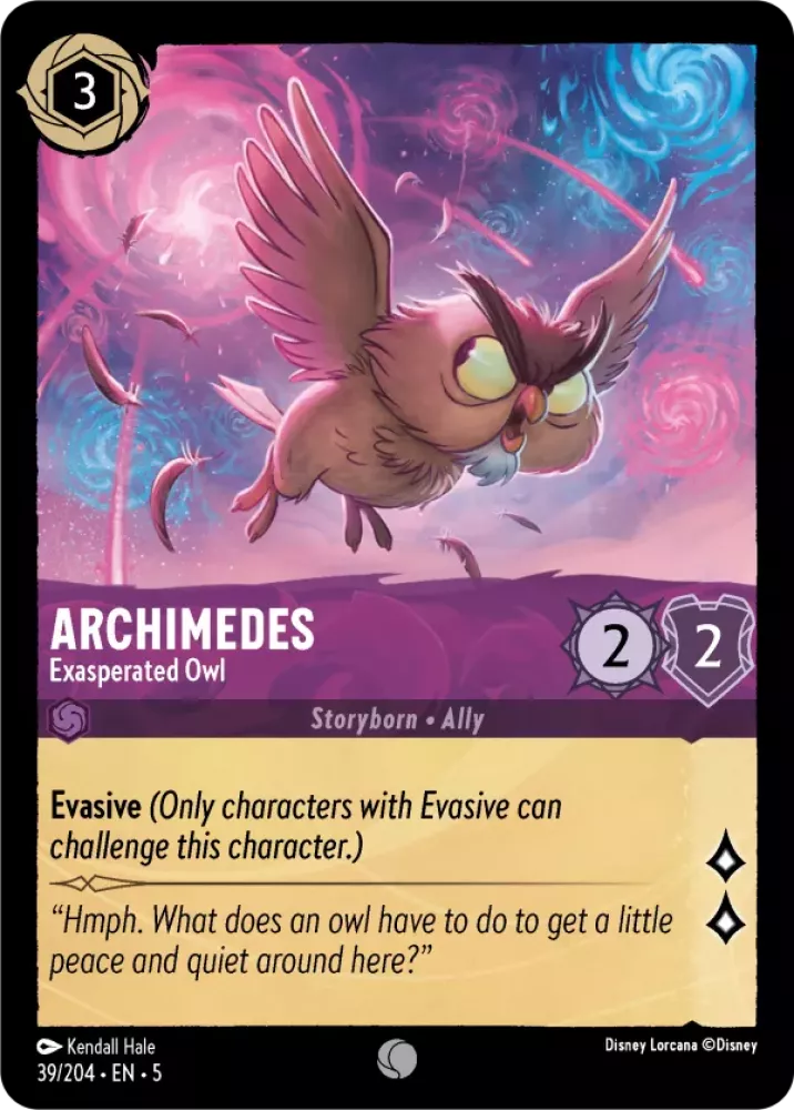 039 - Archimedes - Exasperated Owl - Shimmering Skies