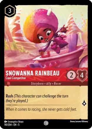 110 - Snowanna Rainbeau - Cool Competitor - Shimmering Skies