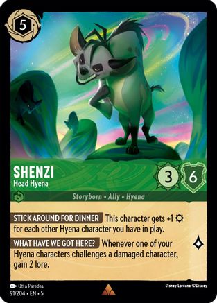 091 - Shenzi - Head Hyena - Shimmering Skies