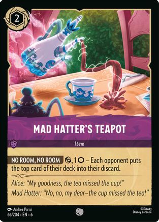 066 - Mad Hatter's Teapot - Azurite Sea