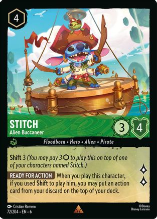 072 - Stitch - Alien Buccaneer - Azurite Sea