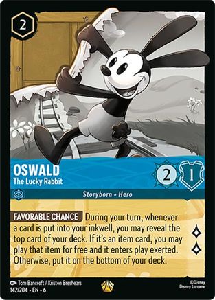142 - Oswald - The Lucky Rabbit - Azurite Sea