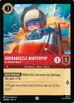 116 - Adorabeezle Winterpop - Ice Rocker Racer - Azurite Sea