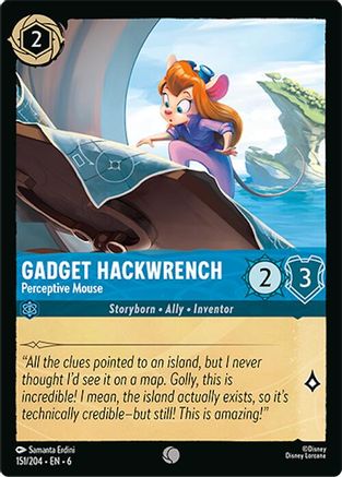 151 - Gadget Hackwrench - Perceptive Mouse - Azurite Sea