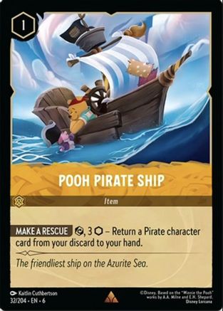 032 - Pooh Pirate Ship - Azurite Sea