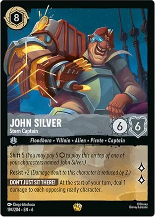 194 - John Silver - Stern Captain - Azurite Sea