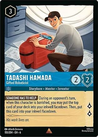 155 - Tadashi Hamada - Gifted Roboticist - Azurite Sea