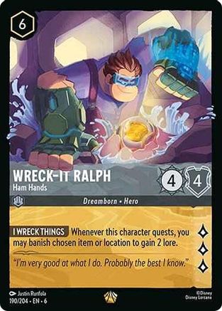 190 - Wreck-It Ralph - Ham Hands - Azurite Sea