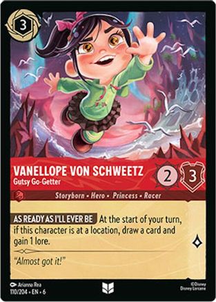110 - Vanellope Von Schweetz - Gutsy Go-Getter - Azurite Sea