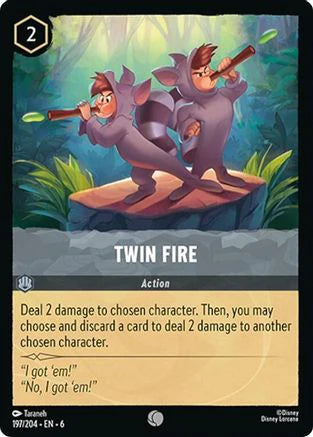 197 - Twin Fire - Azurite Sea