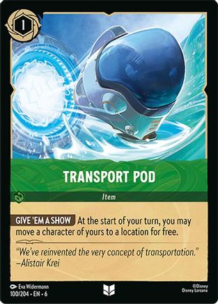 100 - Transport Pod - Azurite Sea