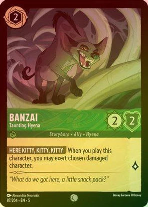 087 - Banzai - Taunting Hyena - Shimmering Skies
