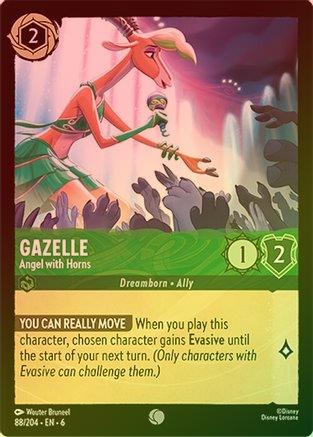 088 - Gazelle - Angel with Horns - Azurite Sea