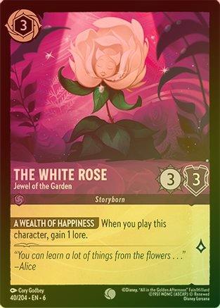 040 - White Rose - Jewel of the Garden - Azurite Sea