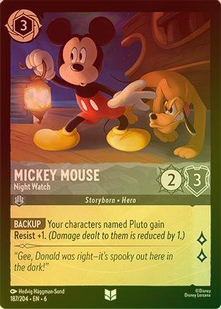187 - Mickey Mouse - Night Watch - Azurite Sea