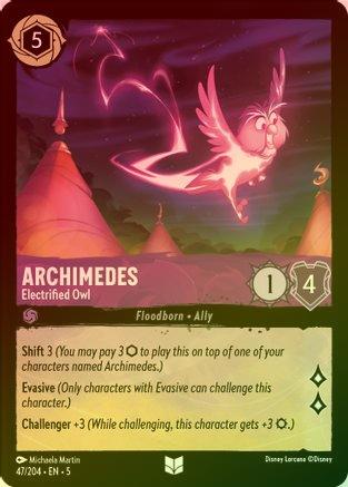 047 - Archimedes - Electrified Owl - Shimmering Skies