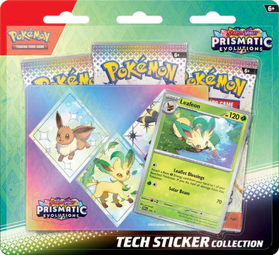 Prismatic Evolutions - SV8.5 - Tech Sticker Collection Bundle