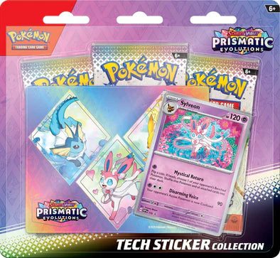 Prismatic Evolutions - SV8.5 - Tech Sticker Collection Bundle