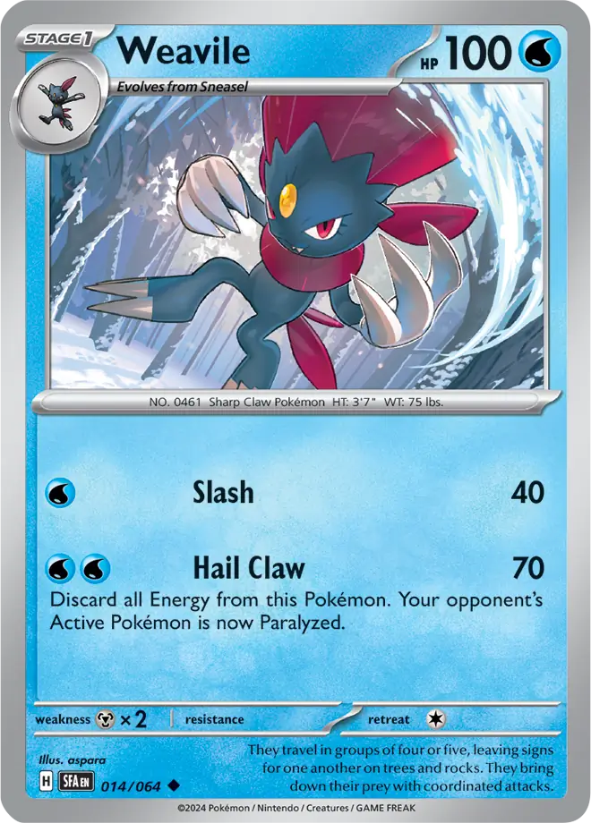 014 - Weavile - SFA