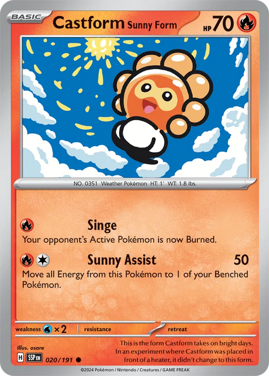 020 - Castform Sunny Form - SSP