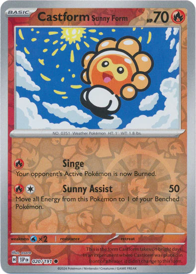 020 - Castform Sunny Form - SSP