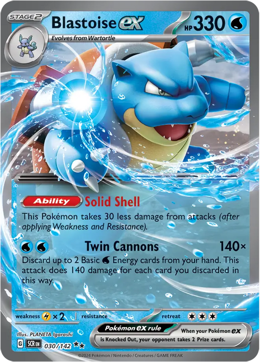 030 - Blastoise EX - SCR