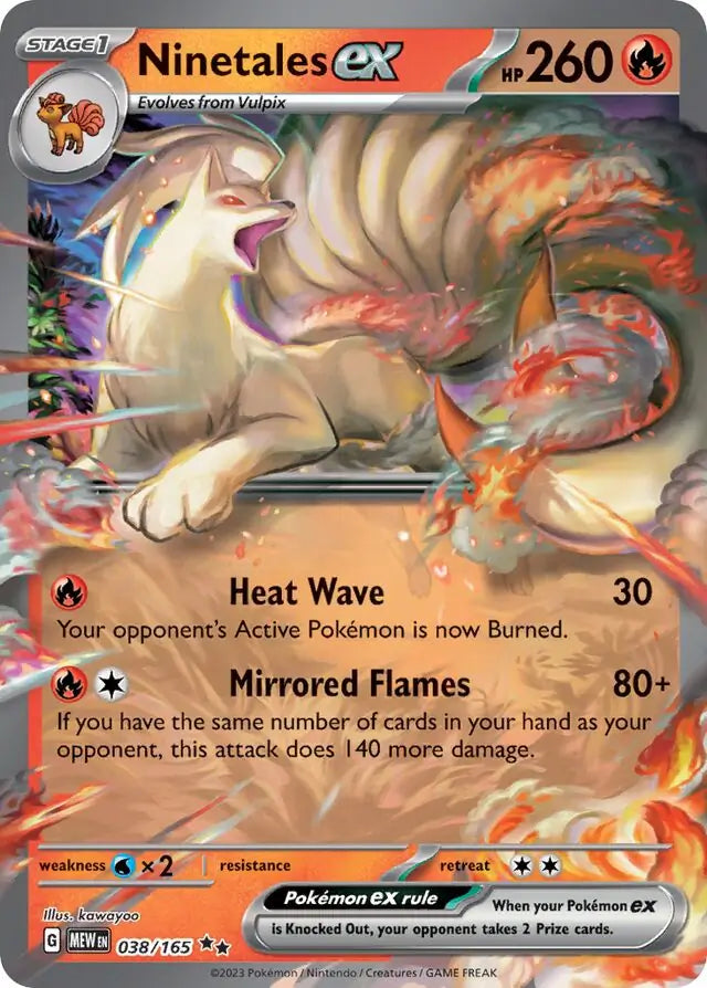 038 - Ninetales EX - MEW