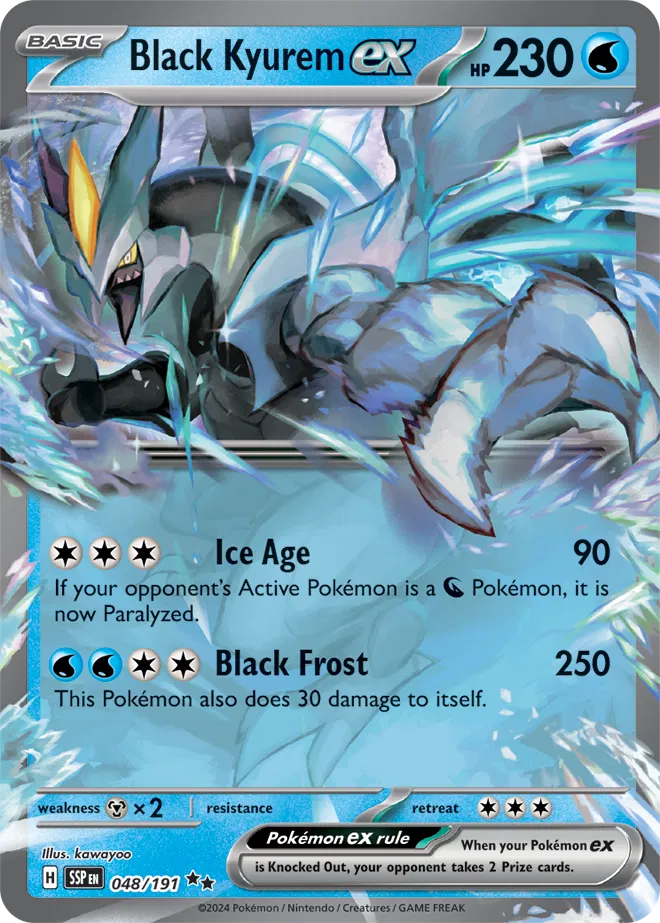 048 - Black Kyurem EX - SSP