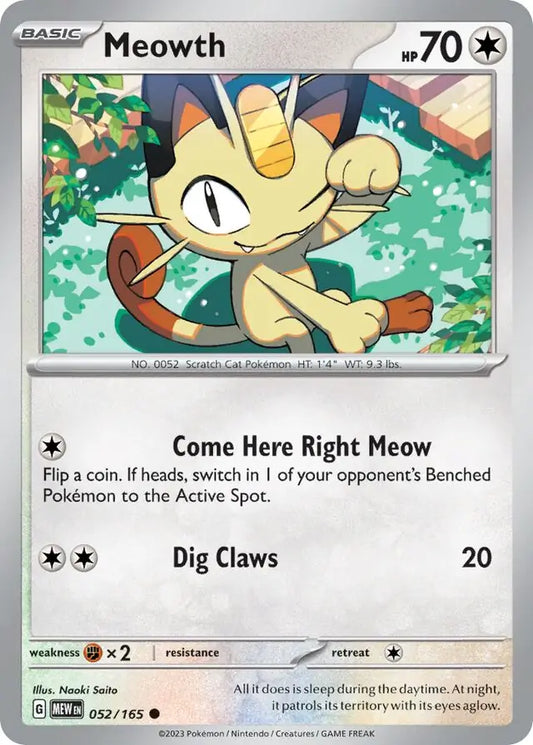 052 - Meowth - MEW