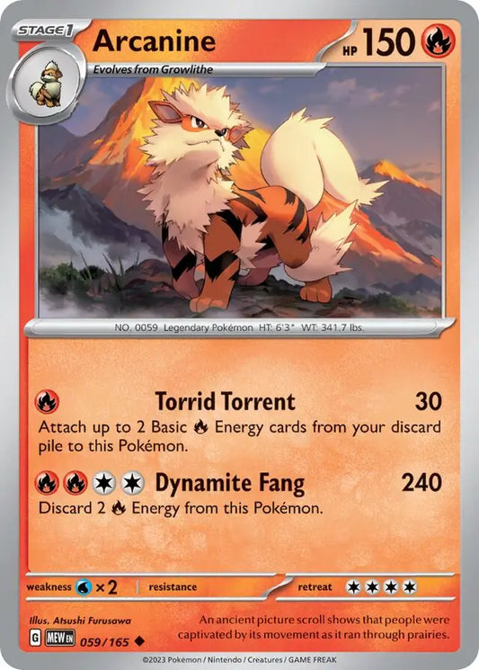 059 - Arcanine - MEW