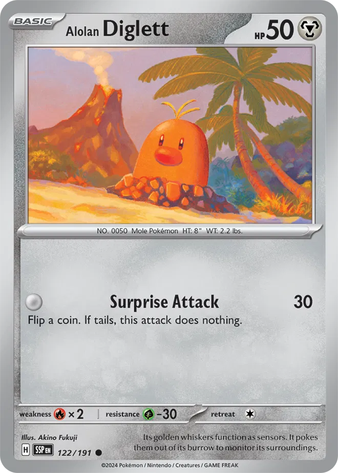 122 - Alolan Diglett - SSP