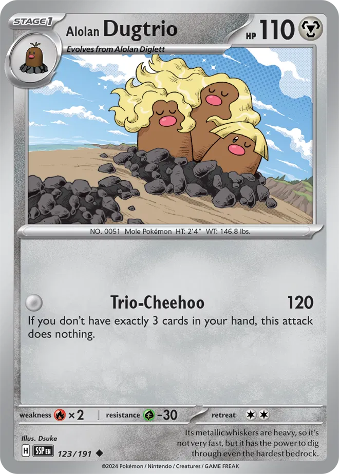 123 - Alolan Dugtrio - SSP