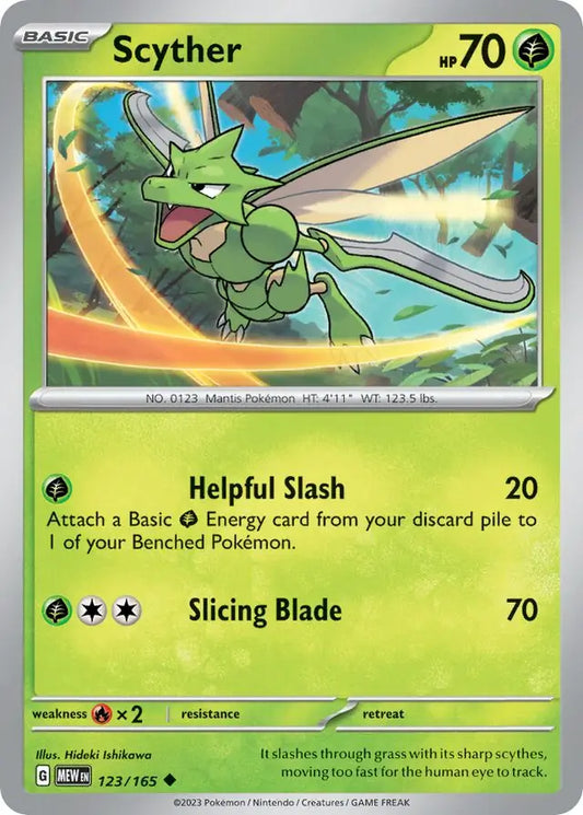 123 - Scyther - MEW