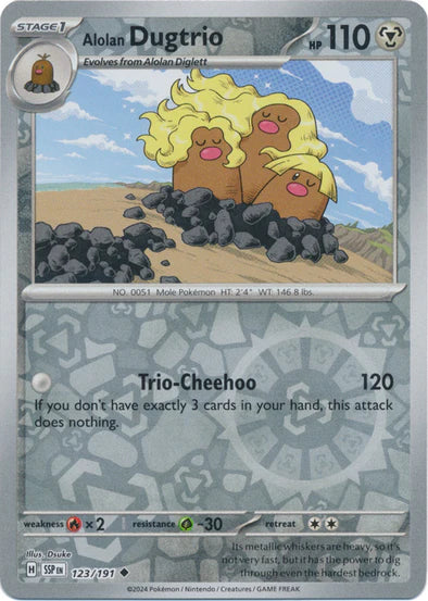 123 - Alolan Dugtrio - SSP