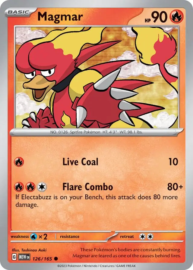 126 - Magmar - MEW