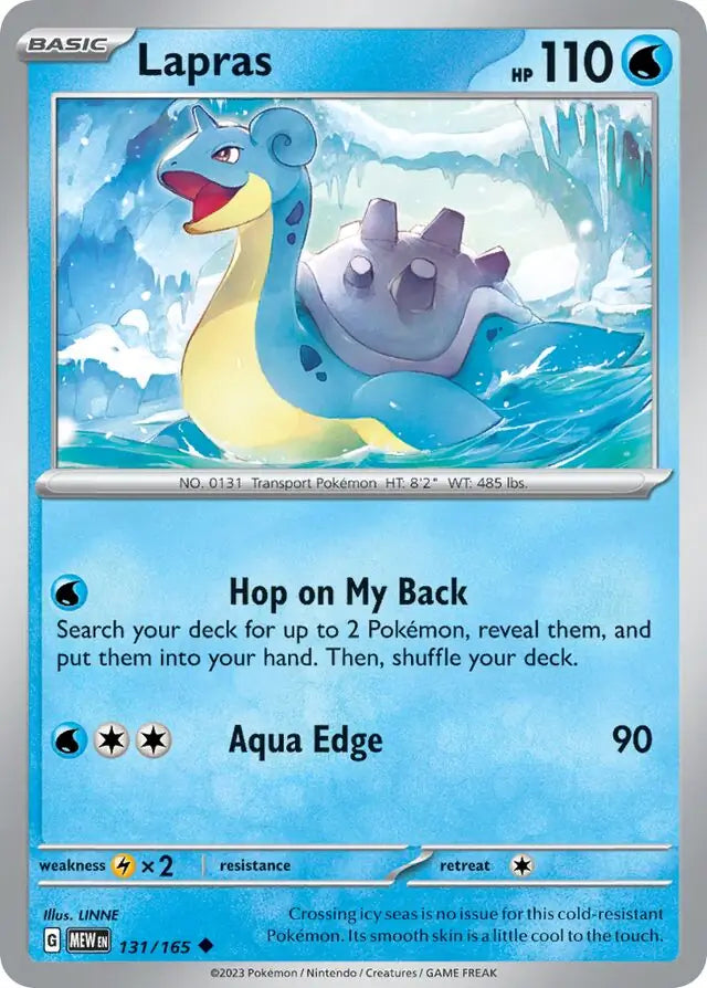 131 - Lapras - MEW