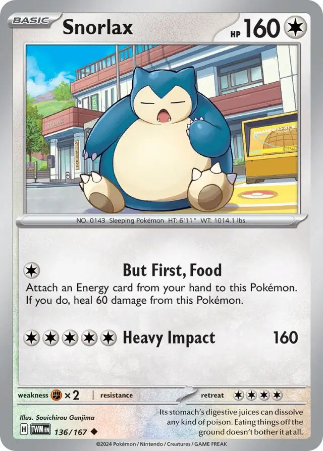 136 - Snorlax - TWM