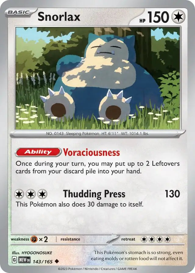 143 - Snorlax - MEW