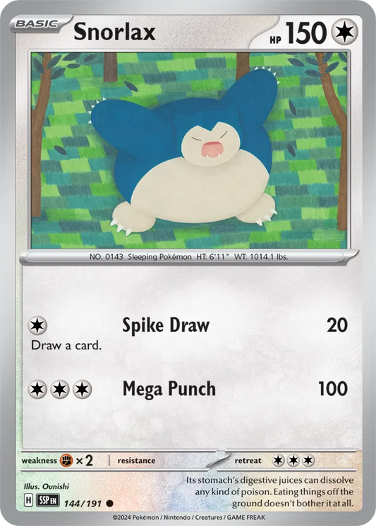 144 - Snorlax - SSP