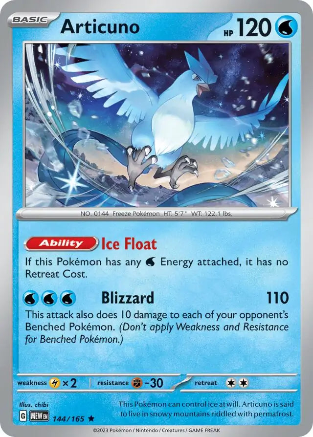 144 - Articuno - MEW