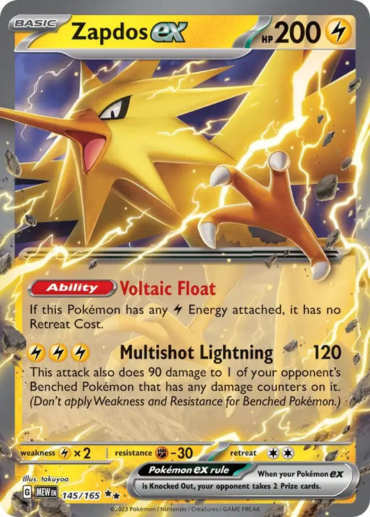 145 - Zapdos EX - MEW