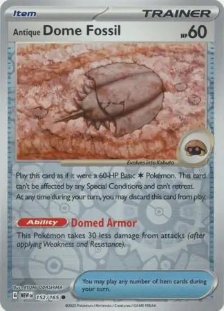 152 - Antique Dome Fossil - MEW