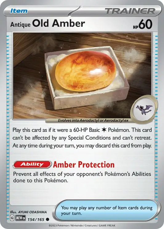 154 - Antique Old Amber - MEW