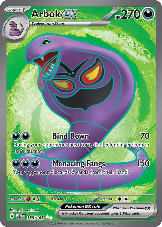 185 - Arbok EX - MEW