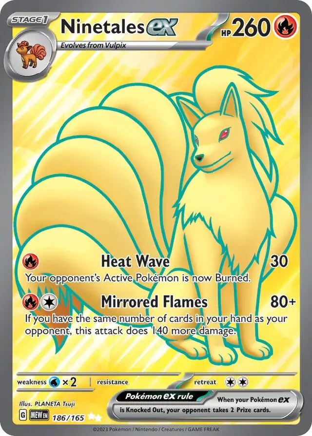 186 - Ninetales EX - MEW